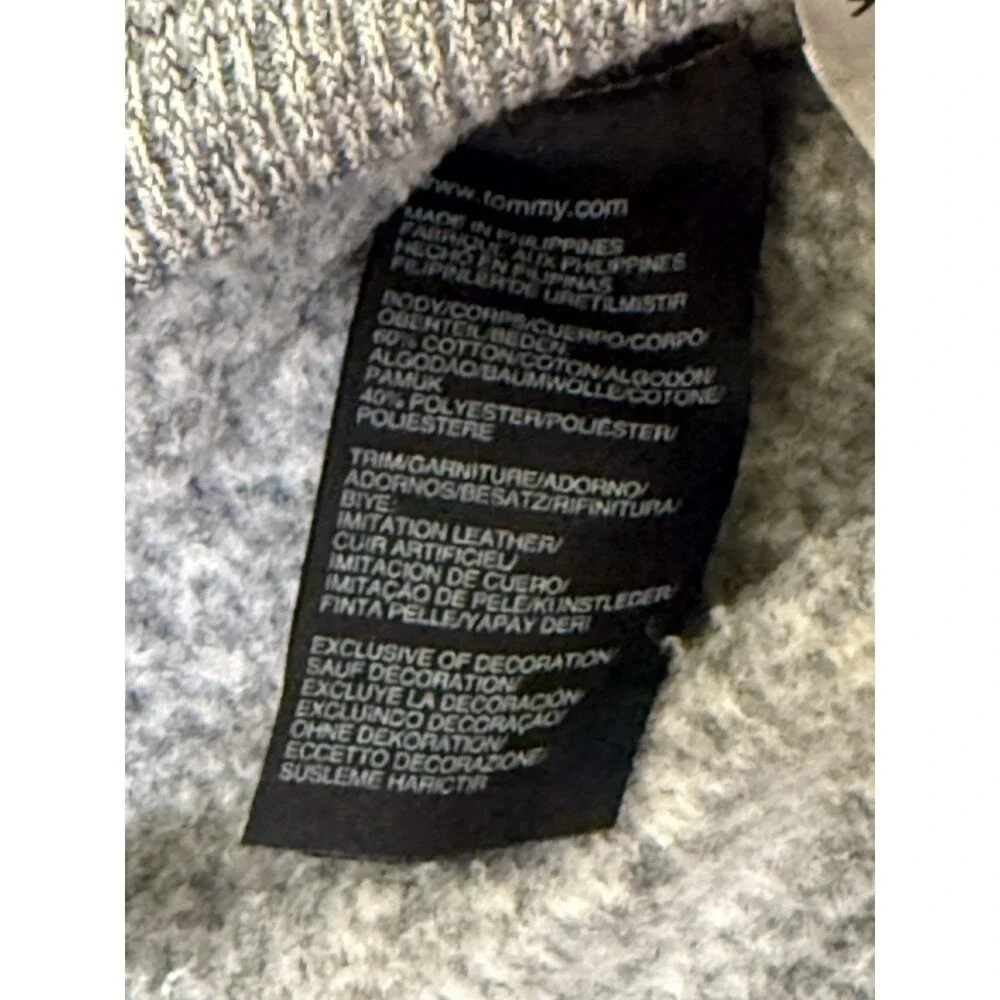 Tommy Hilfiger Shawl Collar Toggle Grey Cardigan Sweater Mens Small